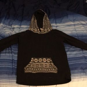 Black and White empire hoodie